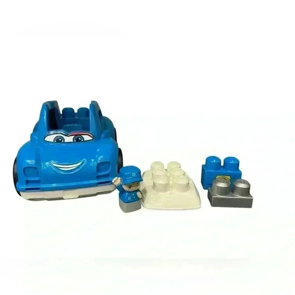 Fisher Price Mega Bloks First Builders Peter Police Car Set - Picture 5 of 9